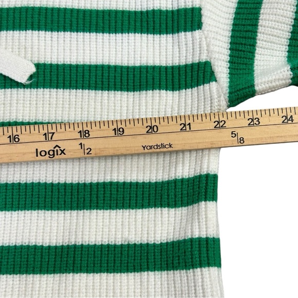 For the Republic NWT Women’s Striped Long Sleeve Lace Collared Sweater  Sz‎ M - Picture 3 of 6